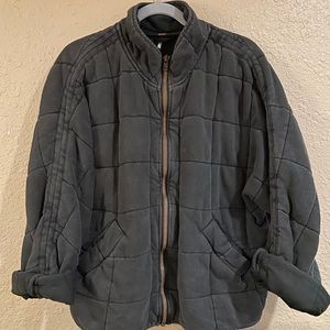 Dolman Quilted Knit Jacket